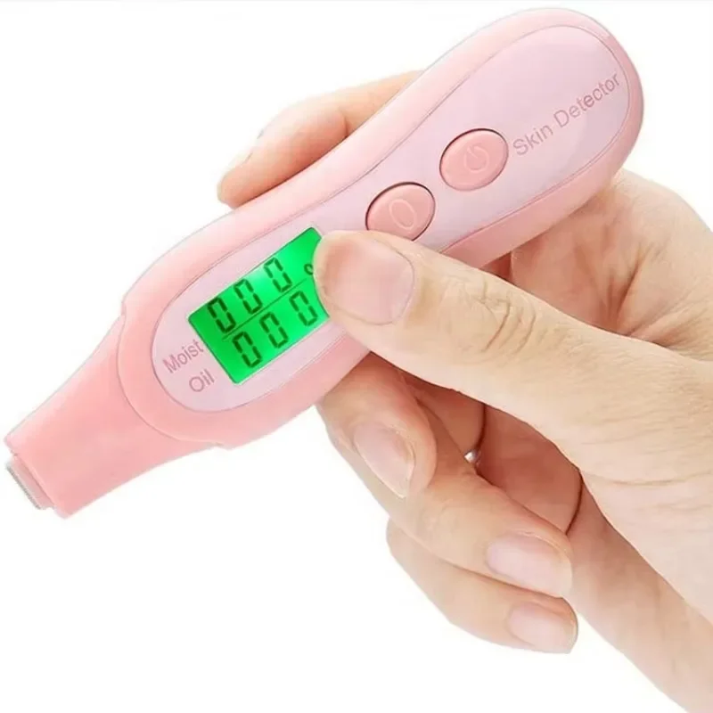 Mini portable ABS facial moisture meter durable skin oil tester face analyzer skin detector pen