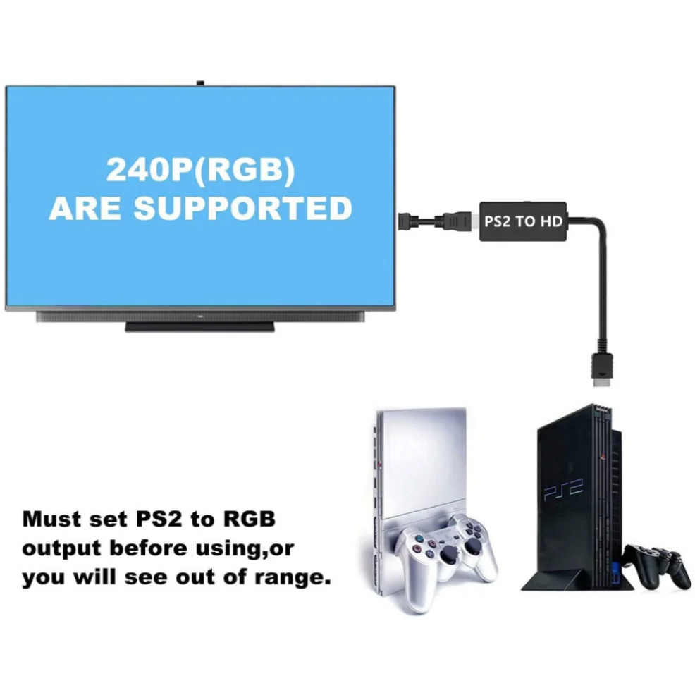 1080P PS2 HDMI  PS2 HDMI ̺ Playstation 2 HDMI ȯ  PS2 ÷  PC HDTV 