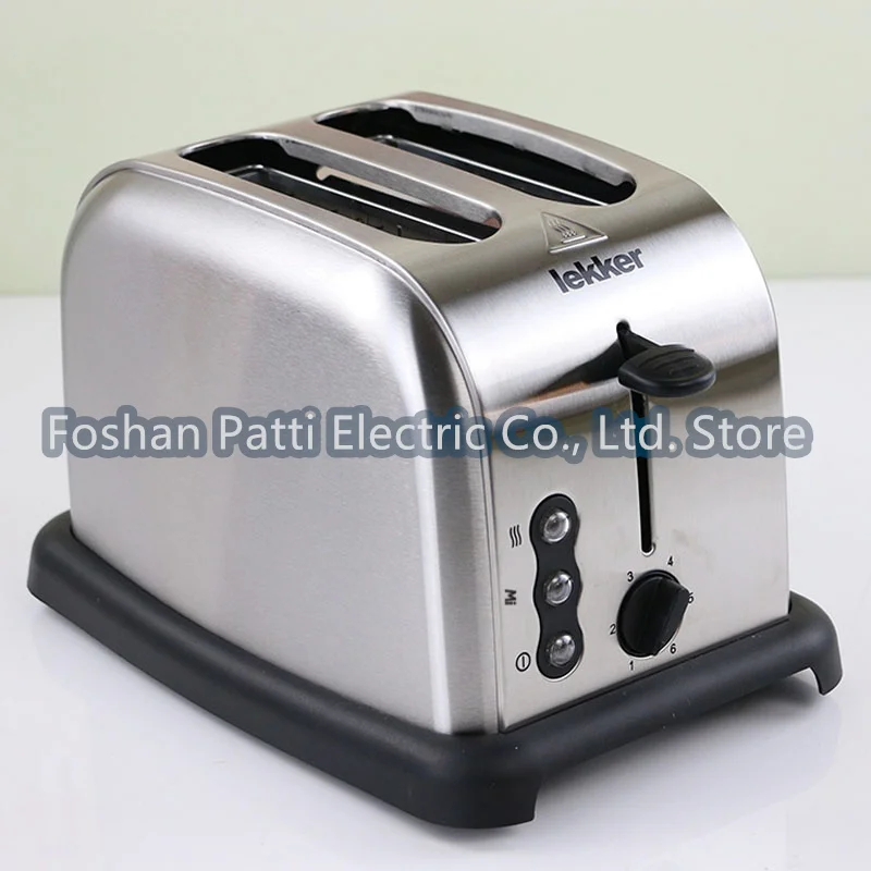 4 Slices Stainless Steel Toaster Automatic Toaster Electric Oven Toaster Breakfast Machine Baking Heating Bread Machine 220V 4