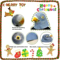 Новинка резиновая маска для голубей на Хэллоуин, 1 шт., забавное животное для косплея, реквизит для розыгрыша на Хэллоуин, для бара, клуба, Rave вечерние, маска для голубей — изображение 4