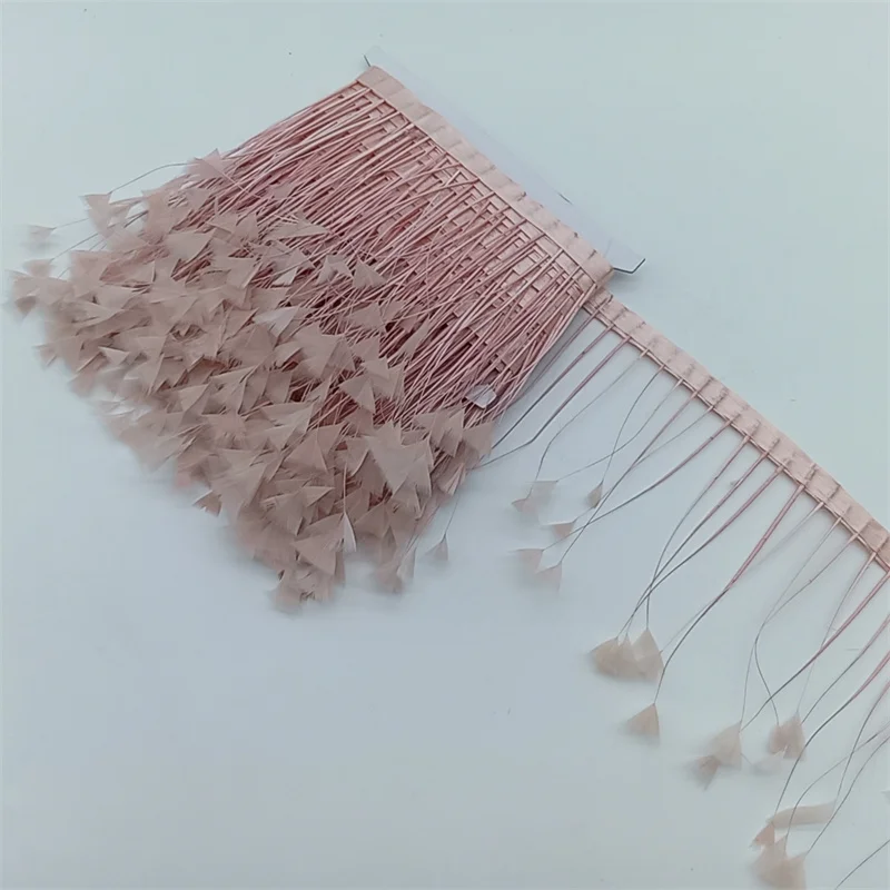 Leather Pink feather