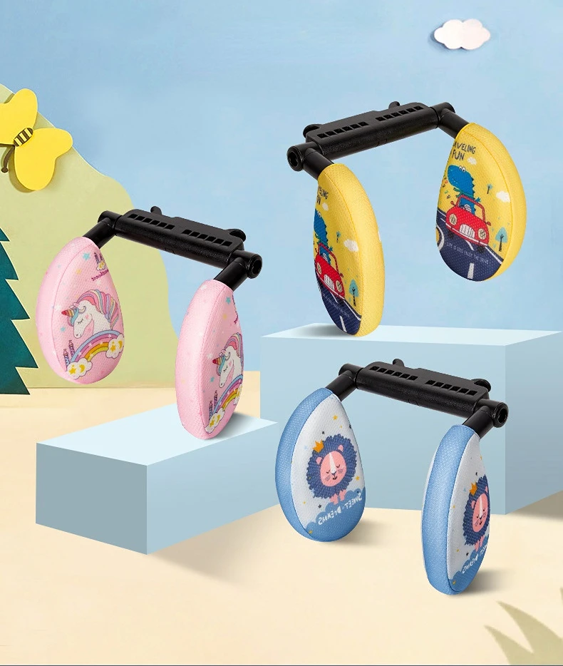 Poggiatesta Auto Per Bambini ZOKOE - Regolabile 360&deg;, Morbido, Traspirante, Installazione Rapida