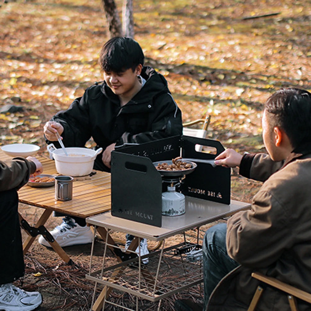 

Уличная плита, ветрозащитный экран, портативная горелка для кемпинга, Складная легкая горелка для кемпинга, товары для готовки
