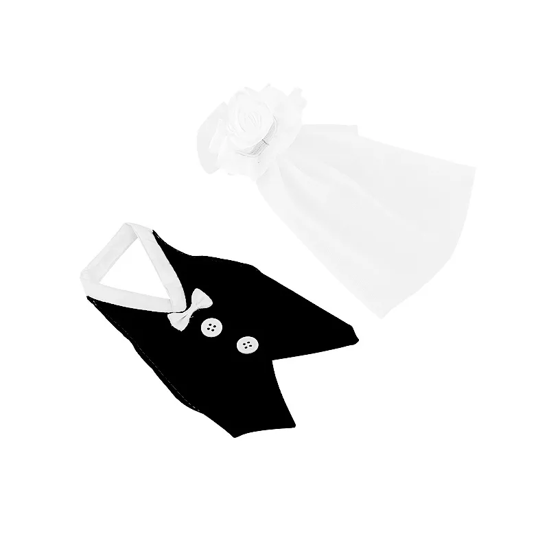 2Pcs Wedding Bottle Cover Bride Groom Wine Cups Champagne Glasses Ornaments Bride To Be Bridal Shower Bachelorette Party Decor