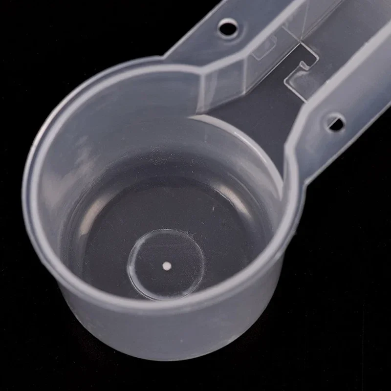 Description Picture 5 of itemPlastic Pet Bird Drinker Feeder Water Bottle Cup Cat Chicken Pigeon Parrot Hamster Double Nozzle Water Guide For Family Garden