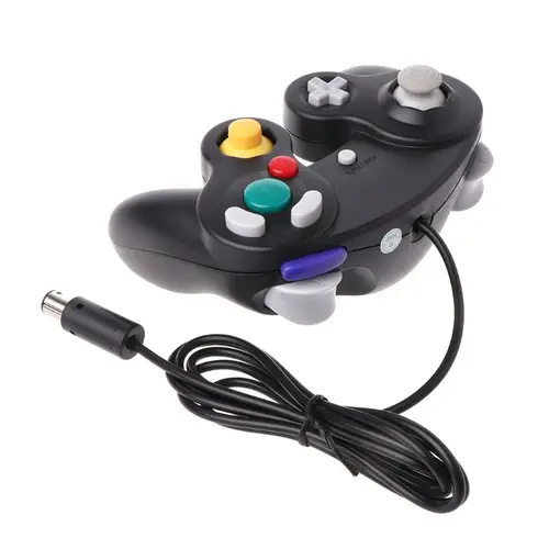 NGC 유선 게임 컨트롤러 게임 큐브 게임 패드, GC 포트 포함, WII 비디오 게임 콘솔 컨트롤, 드롭 배송 2