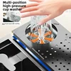 Hidden Cup Washer Sink Stainless Steel Kitchen Sink Bar Coffee Shop Samll Single Slot With Cover Plate Balcony Garden Wash Basin 3