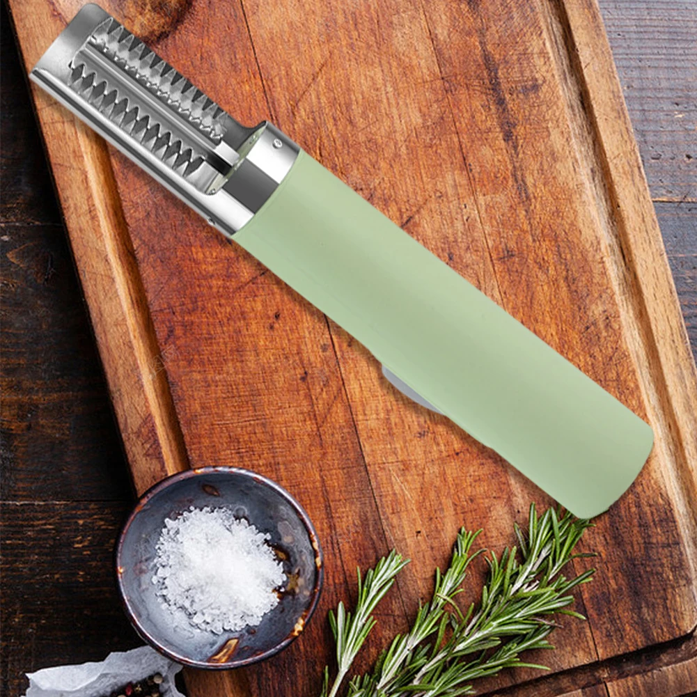 Description Picture 5 of itemElectric Fish Scaler Remover Fish Scale Planer Cleaner Brush with Roller Blade Cordless Fishing Scale Scraper Seafood Tools