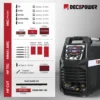 Decapower FUSION Полуавтоматически Semi-automatic Synergy Pulse MIG MAG MMA HF TIG 6 IN 1 Gas no Gas Welding Cutting Machine 2