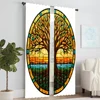 2pc, Window Drapes Bohemian tree pattern Versatile Fabric,Without Electricity Birthday Party Perfect for Holiday Decor 2