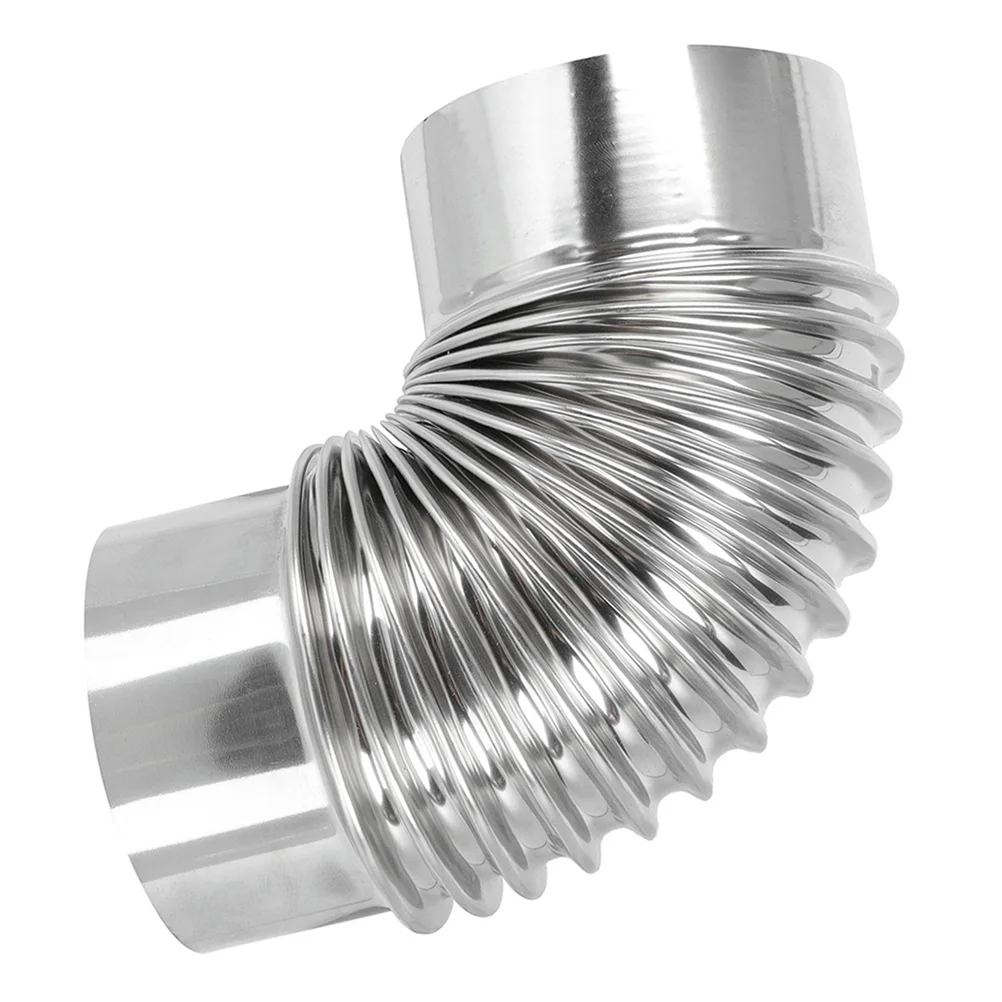 

Stainless Steel Chimney Pipe Elbow Stove Pipe 90 Degree Stove Pipe Metal Exhaust Chimney Pipe