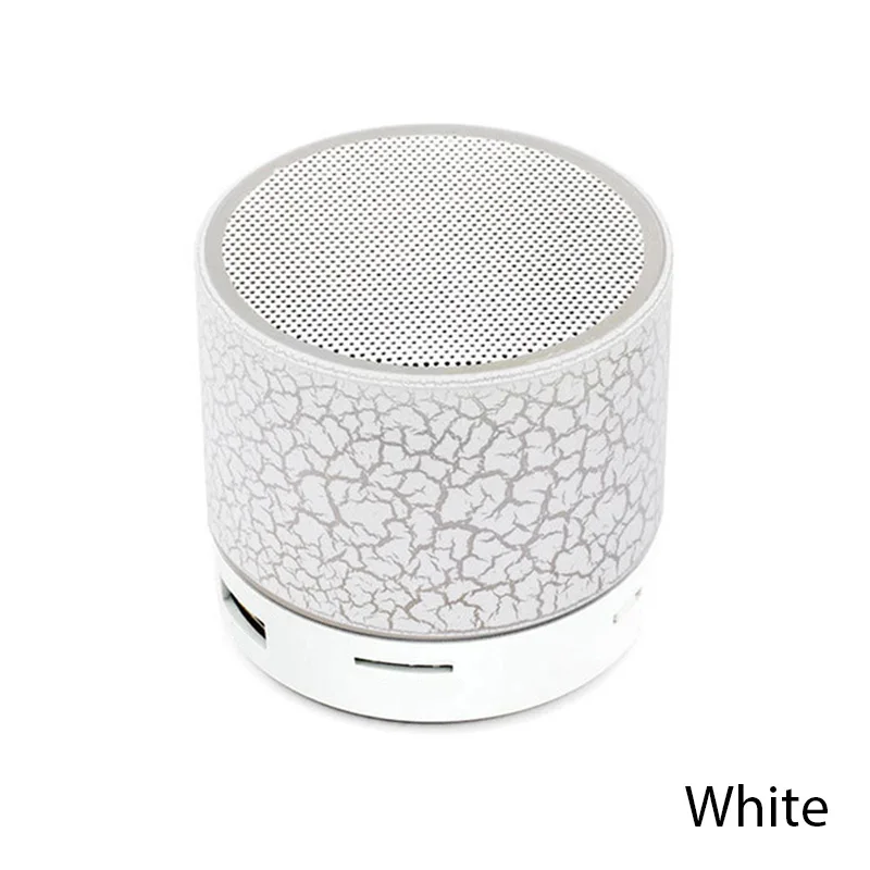 Wirless Bluetooth Speaker LED Light Crack Mini Protable Speaker Outdoor Sound Box for Mobile Phone best portable speakers Speakers