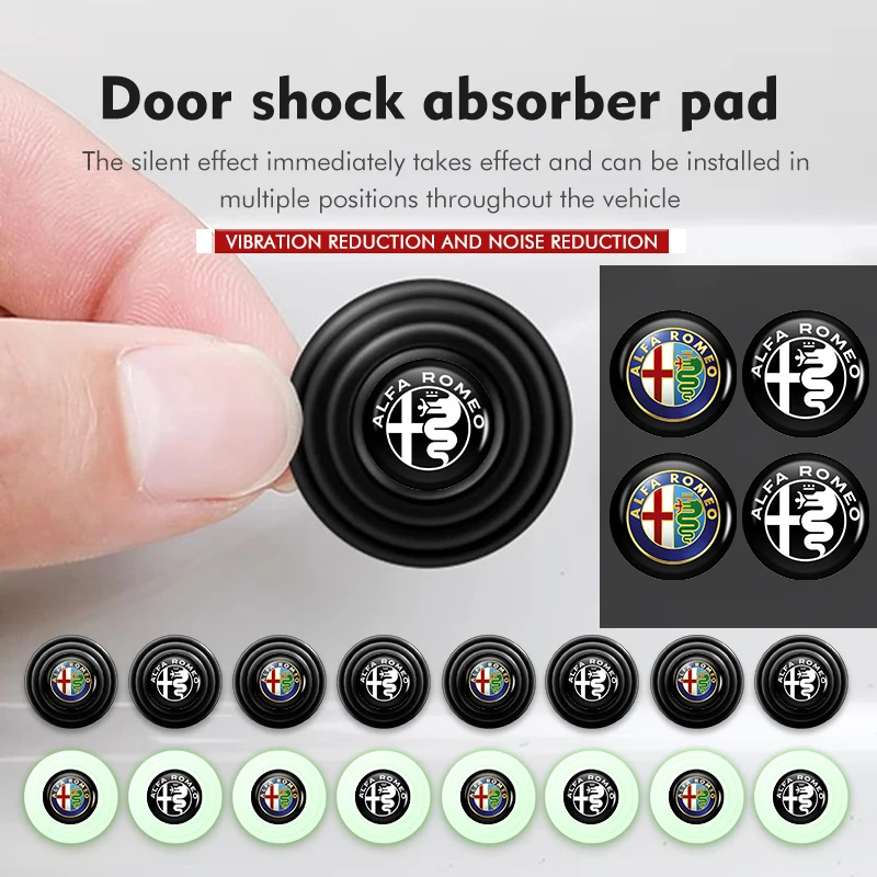 Silicone Car Door Anti-Shock Buffer Pads - Universal Crash Pad Accessories