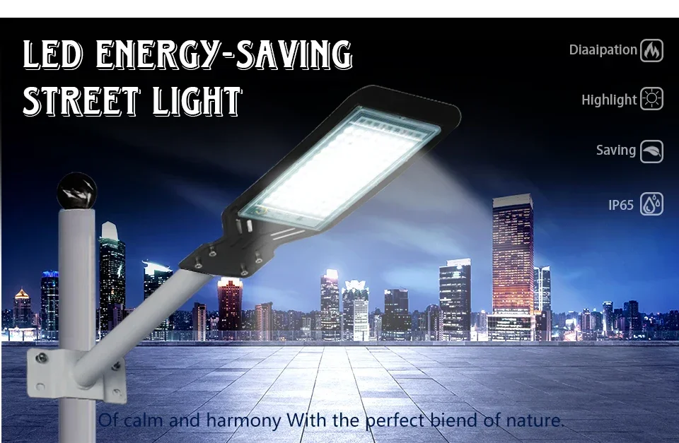 Description Picture 2 of itemLED Street Light 100W Waterproof IP65 Outdoor Floodlight AC110V 220V Spotlight Garden Road Street Pathway Pole Lights Wall Light