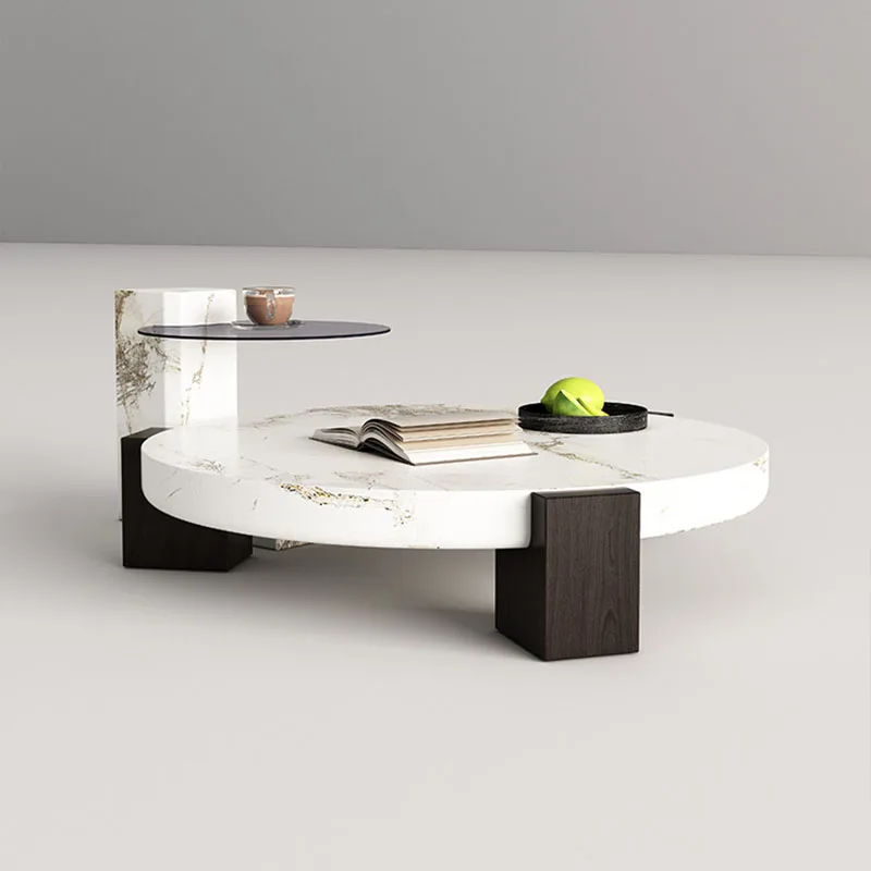 

Modern Living Room Coffee Tables Console Auxiliary Design Coffee Tables Space Savers White Balcony Mesa Centro Furniture HY