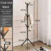 Clothes and Hats Rack Floor To Floor Bedroom Coat Hook Bedroom Vertical Tree Branch Shape Holder Hat Scarf Handbag Storage Hange 6