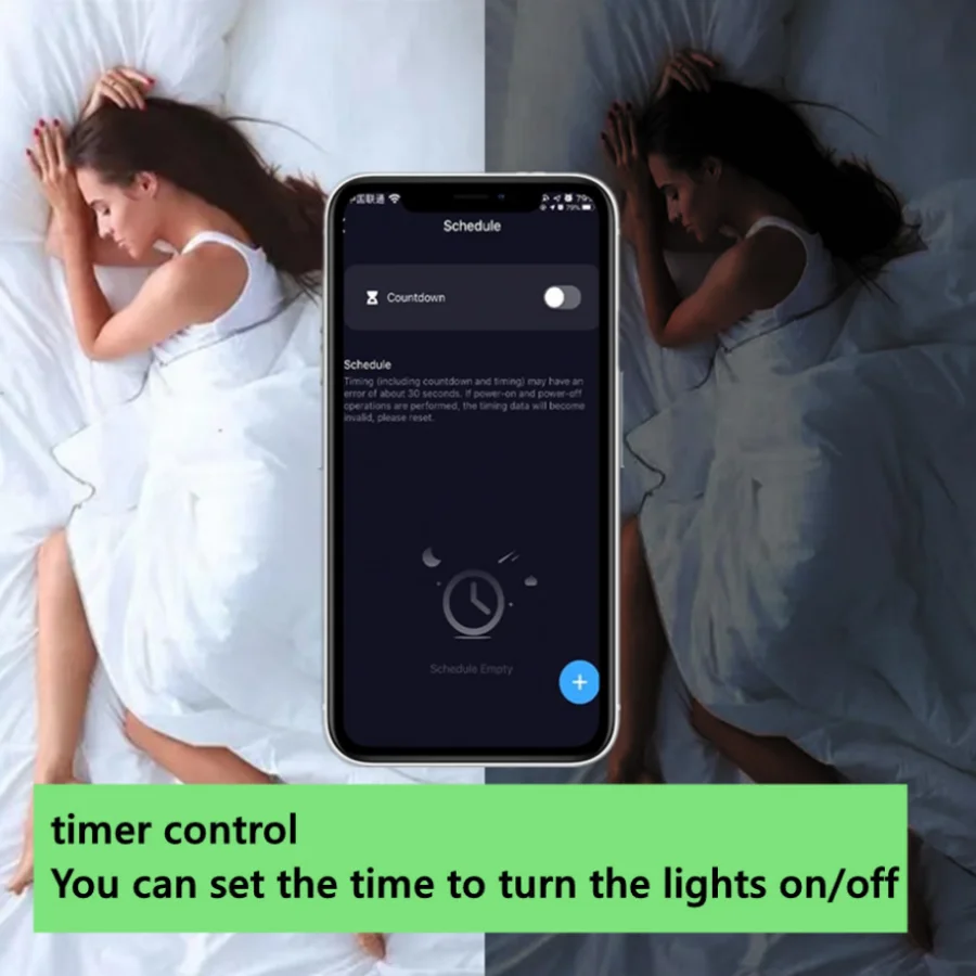 Smart Led Light Bulbs Smart Led Lights LED E27 Wireless App Bluetooth Smart Bulb Tuya APP Control Dimmable 15W RGB+CW+WW LED Color Change Lamp Compatible IOS/Android