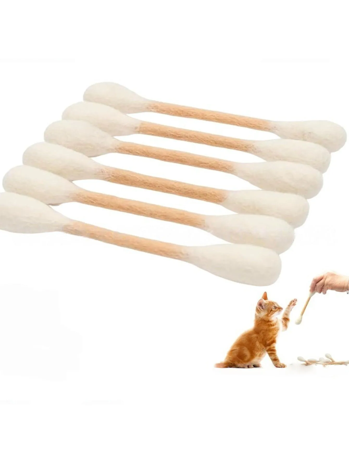 대형 고양이용 인터랙티브 막대 6개, 물림 방지 및 내구성이 뛰어남. 심심함 해소, 고양이를 매일 실내에서 놀게 하여 운동시키세요.
