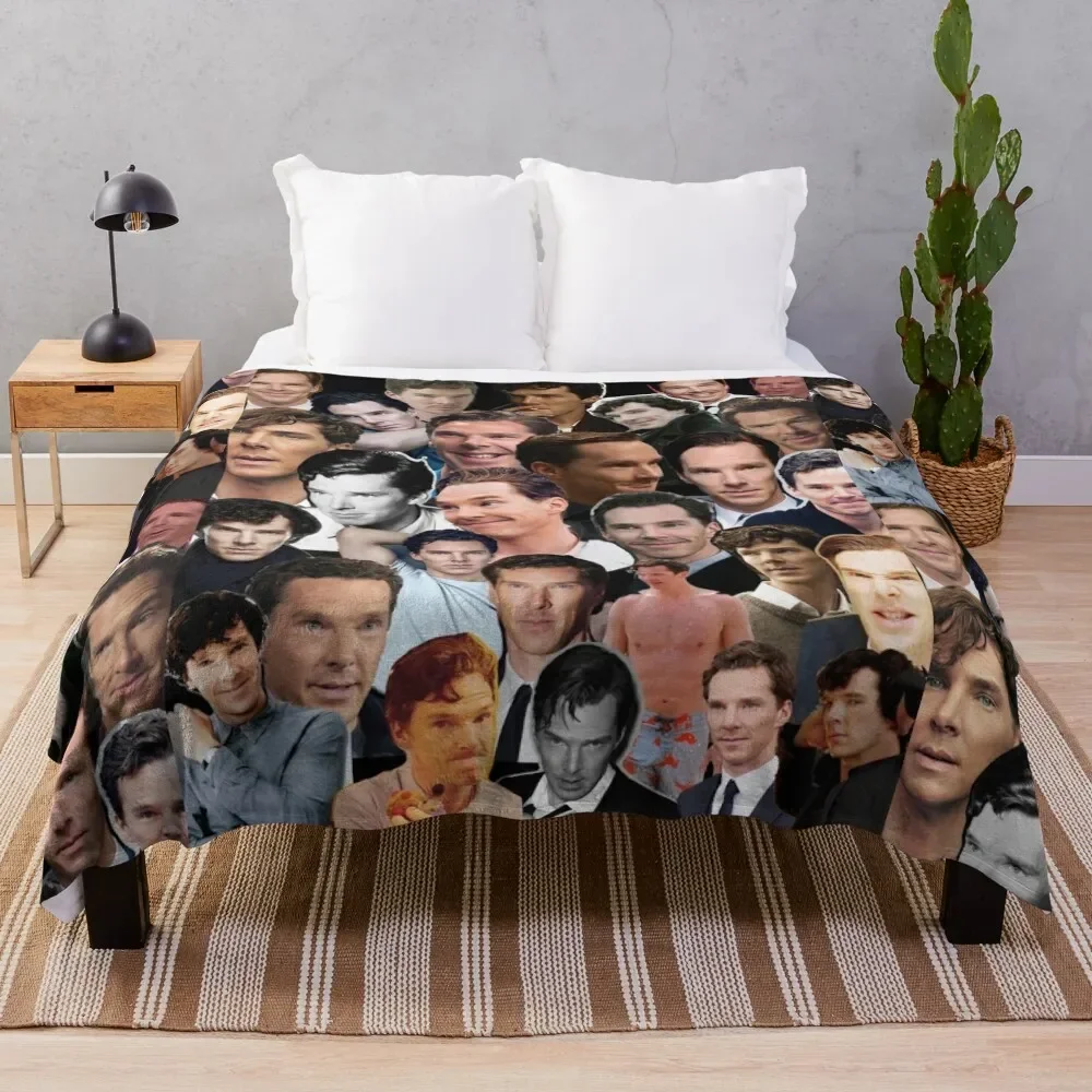 

Benedict Cumberbatch Collage Throw Blanket for babies Luxury Bed Fashionable Blankets