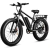 Electric Bike for Adults 1500W Electric Bicycle Battery Electric Bike 26" Fat Tire Mountain 32mph 7 Speed Gears Electric Bike 1