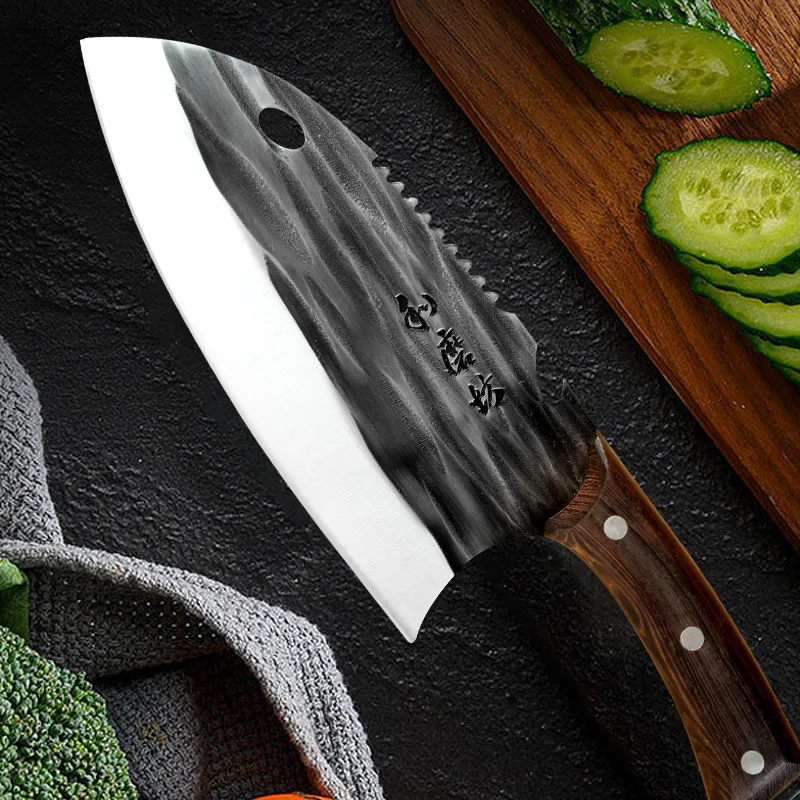 1pc Multi-Purpose K98 Mongolian Kitchen Knife for Fruit, Meat, and Barbecue  - Perfect for Easy Peeling and Slicing