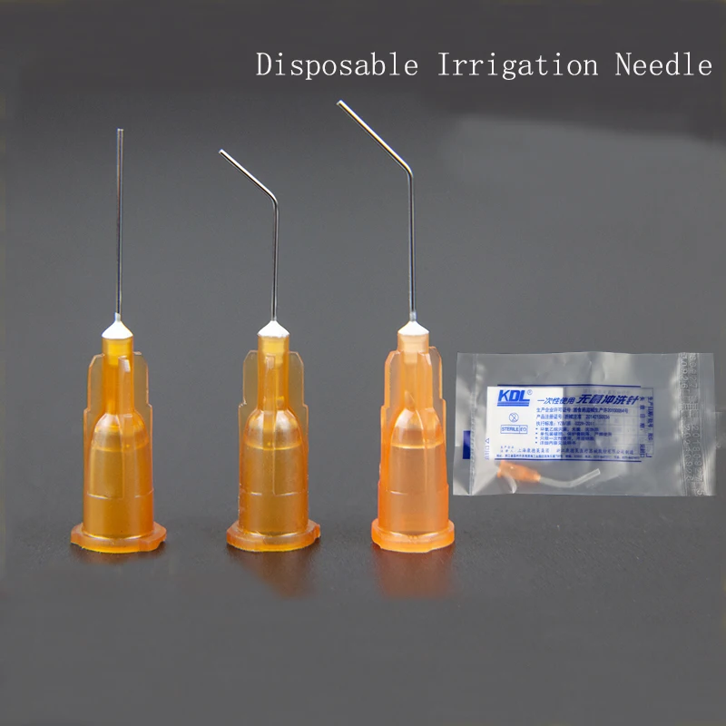 Kindly disposable sterile irrigation needle ophthalmic lacrimal duct oral dental irrigation needle flat head angle needle