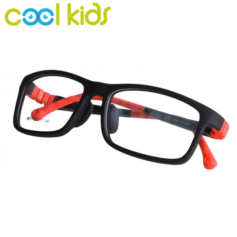 COOL KIDS Square Glasses Frames TR90 Flexible Child Glasses Frames Spectacles for Kid Boy Girl Eyeglasses Optical optical glasses frames