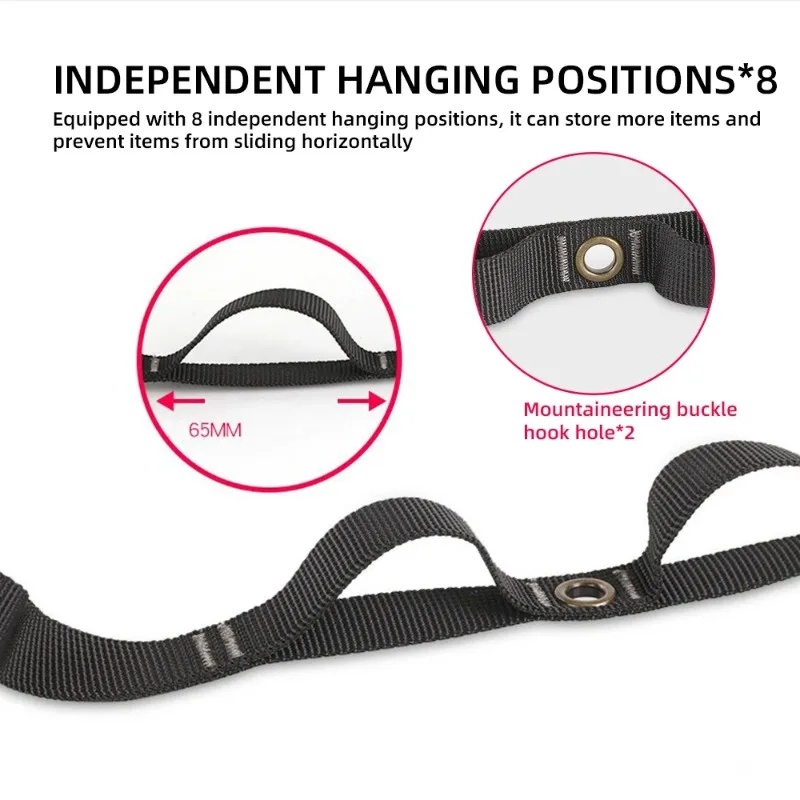1PC Car Hanger Rod Trunk Lanyard Car SUV Telescopic Cloth Rack Outdoor Camping Travel Accessories Hanger