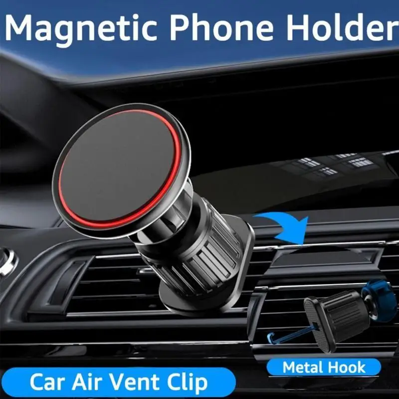 

Магнитное крепление для телефона для автомобиля, вращающийся магнитный автомобильный держатель для телефона, универсальная Складная подставка для приборной панели, вращающийся держатель для навигации