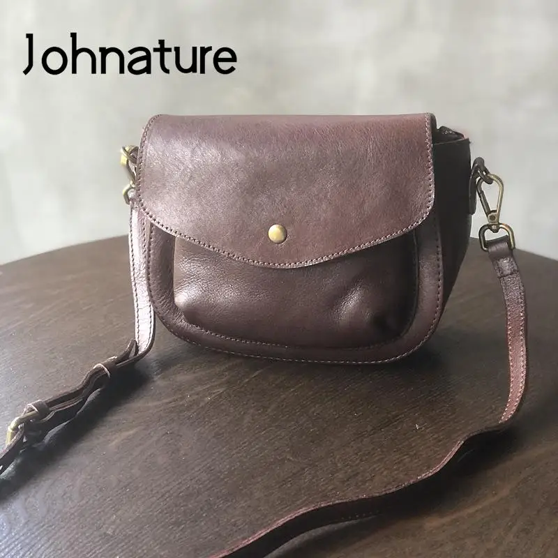 Modulo | Women's Crossbody Bag in Leather Color Natural