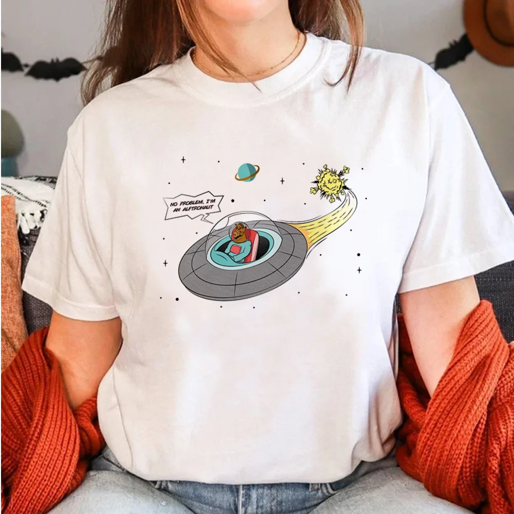 Alf T-Shirt Donna Streetwear Top Abbigliamento Donna Harajuku