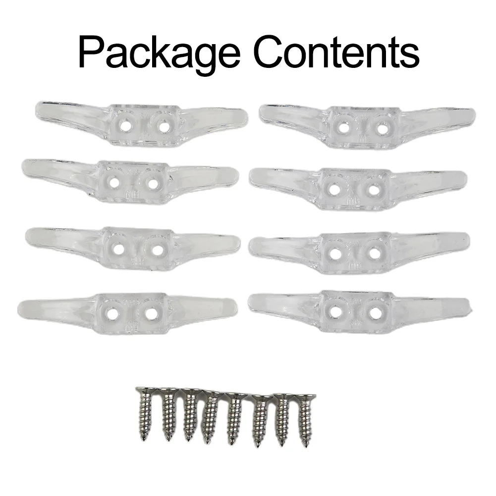 Vorhang Clips Jalousie Clips Jalousien Roller Safe Clear Cleat Roller Vorhang Kette Haken Für Vorhang Schnur Kunststoff – Detail 15