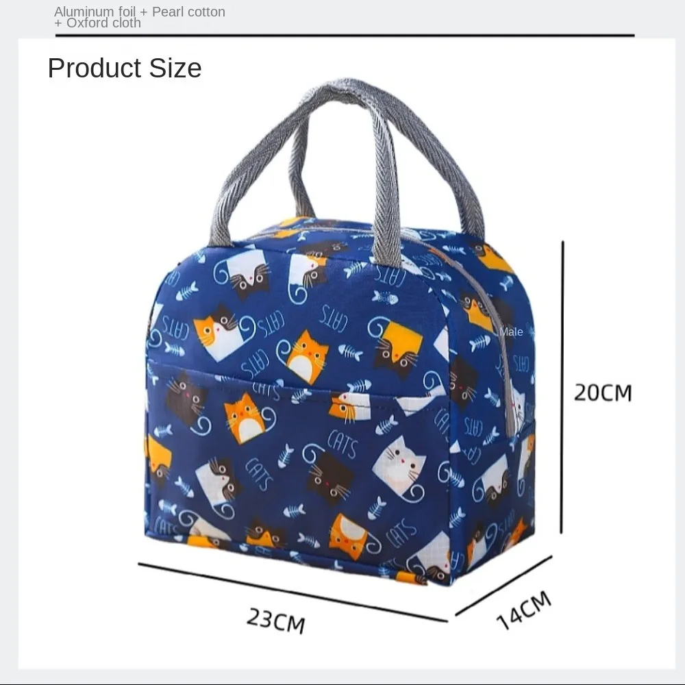 Lunch Bag lunch bag cooler bag Cartoon Cartoon Lunch Box Bag New Portable Large Capacity Cooler Lunch Bag Thermal