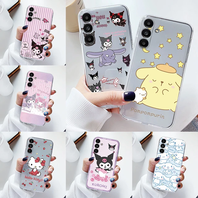 Clear Case For Samsung Galaxy A14 5G Cover Kawaii Sanrio Cinnamonroll  Rabbit Shell For Samsung A 14 Transparent Cartoon Shell