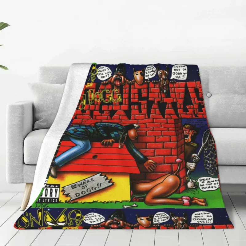 

Snoop Doggy Dogg Doggystyle Death Row Records Blankets Flannel Ultra-Soft Throw Blankets for Home Couch Bed Rug