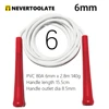 JR100-6 140 gram 6 mm LOW AND MID TEMPERATURE 60A 80A diameter PVC skip rope 15.5cm middle-long handle NEVERTOOLATE GOOD QUALITY 2
