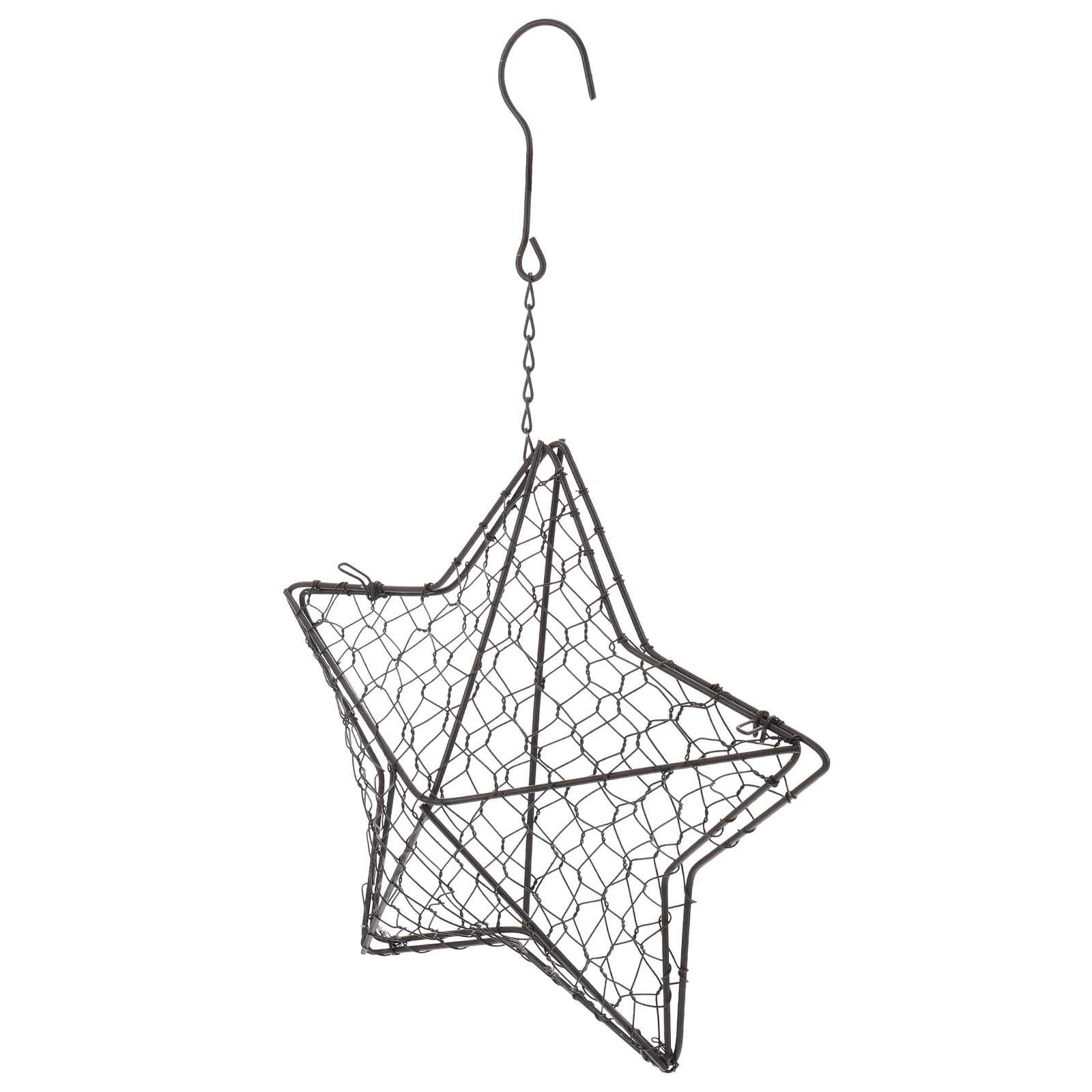 

1pc Decorative Hanging Basket Wall Plant Holder Pendant Iron Hanging Planter