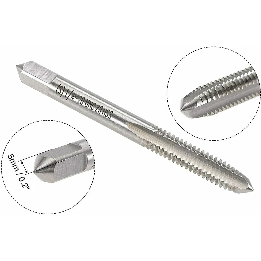1/4"-20UNC Machine Thread Tap & Die Set HSS Right Hand Thread 1/4"-20 Screw Thread Tap Drill Die Set