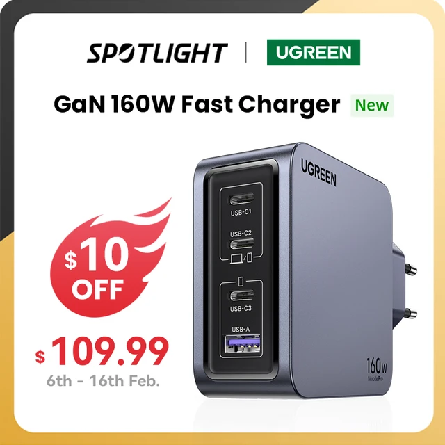 UGREEN 3.0 고속 충전기는 여러 기기에 사용할 수 있는 강력한 충전기입니다.