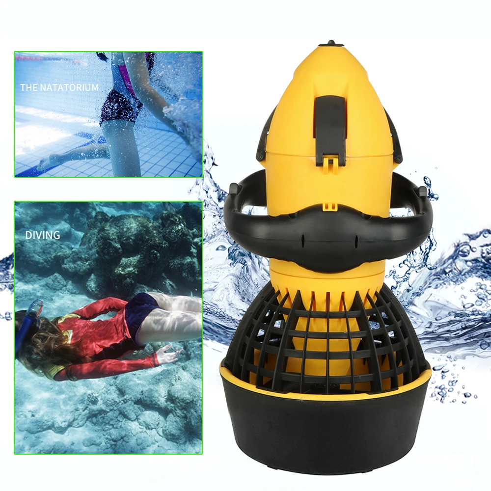 

Electric Underwater Scooter 500W Two Speed Water Propeller Diving Equipment Underwater Bike Suitable For Marine Pool Sports