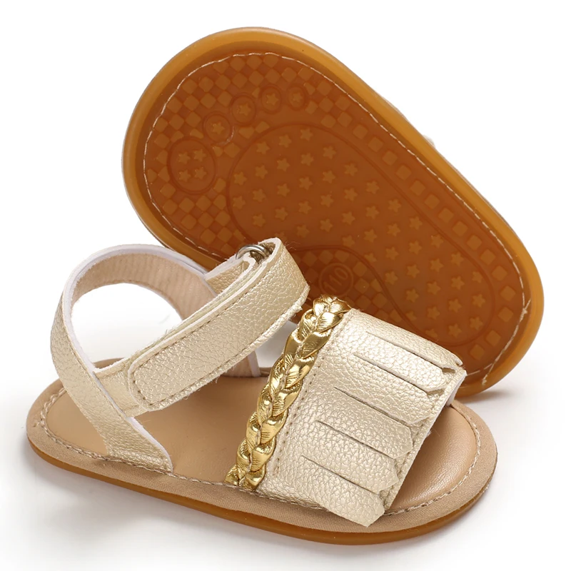 Baby Walking Shoes Golden Baby First Walkers Shoes Gold Princess Shoes Comfortable Soft Soled Non Slip Walking Shoes Pre-Walkers