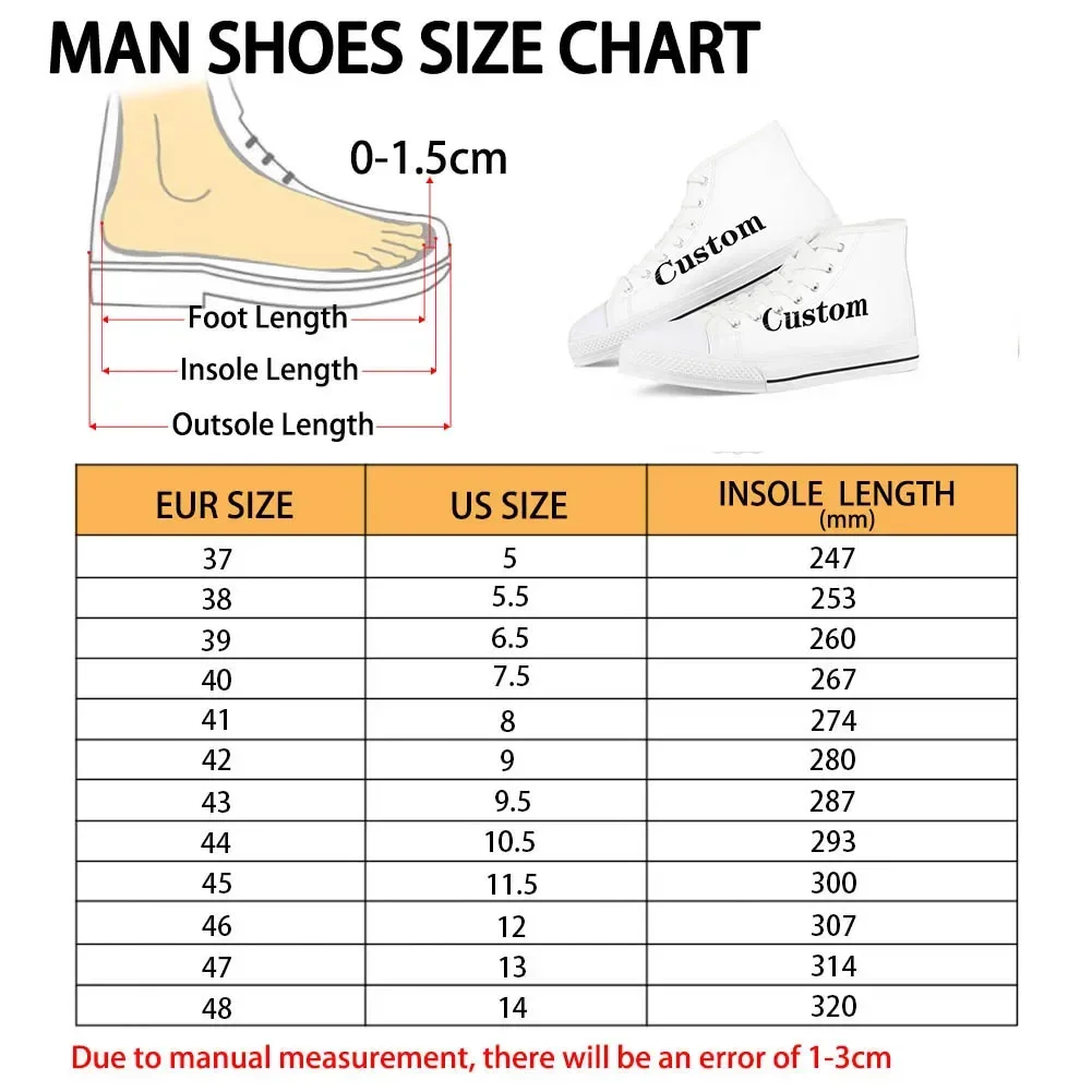 Hot Sale High Top Canvas Shoes Men Classic Cartoon Printing Pattern Horse Sneakers Fashion Ultra-Light Lace Shoes
