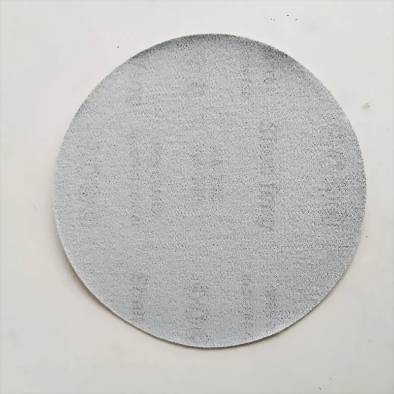 7인치 175mm 플로킹 건식 샌딩 디스크, 에어 그라인더 자동차 도색 연마용 자가 접착식 원형 사포 패드