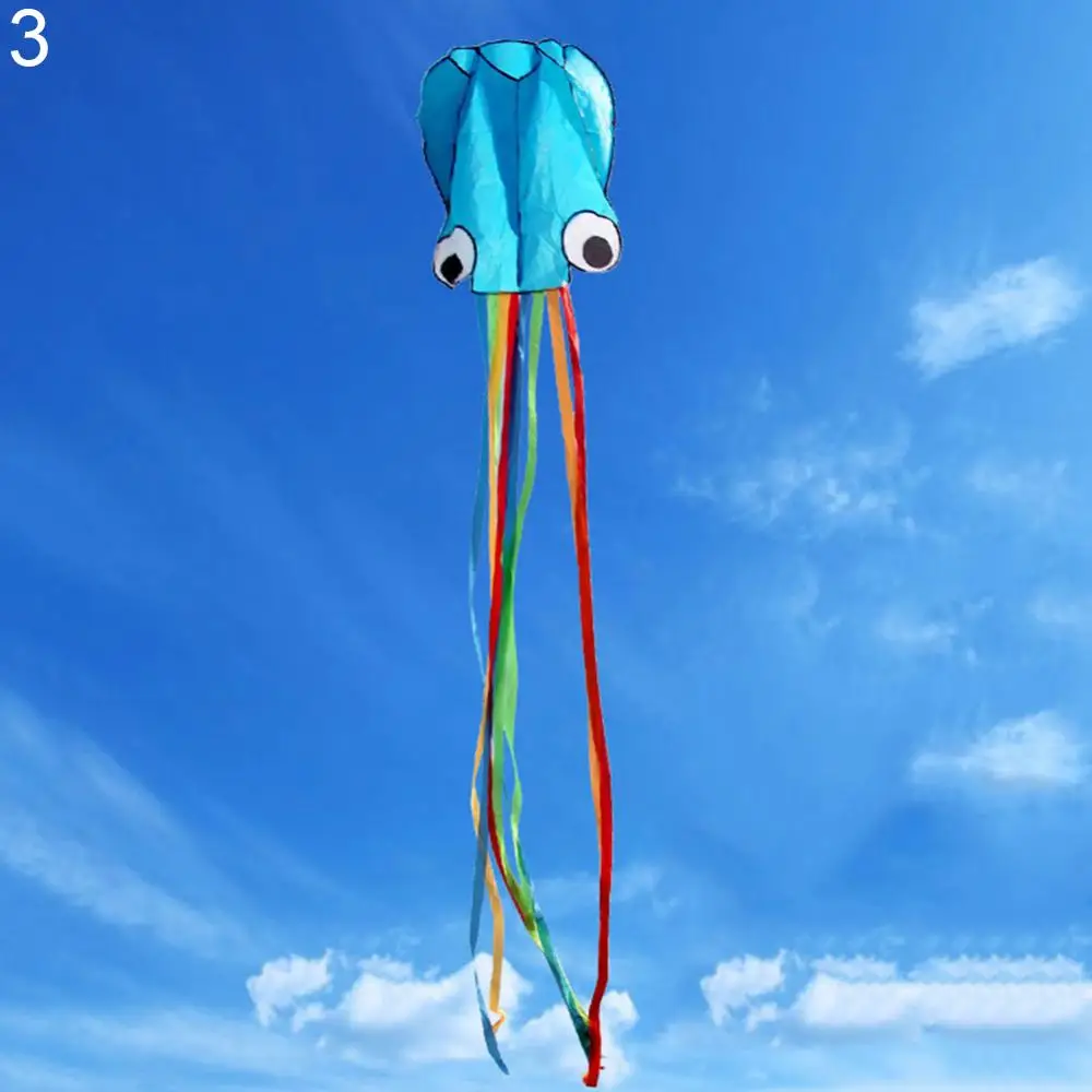 3D 4M Single Line Stunt Octopus Power Sport Flying Kite Kids Outdoor Activity Children Outdoor Summer Game Flying Tool