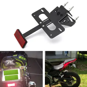 Support de plaque d'immatriculation réglable Lightech spécifique pour CF  Moto 650 NK (2021-22) Vente en Ligne 