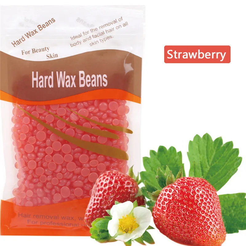 1 Bag Depilatory Wax 100g Hot Film Hard Wax Beans Pellet Waxing Beauty