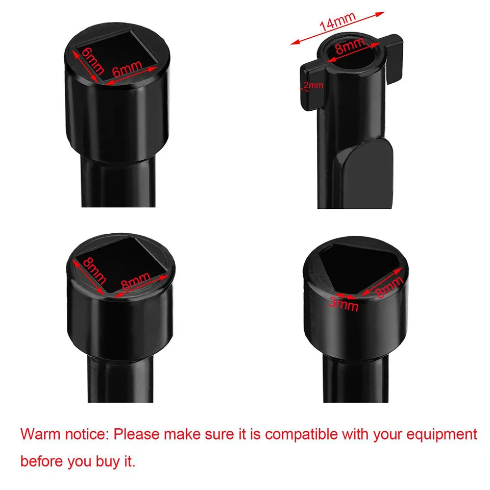 Llave Multiusos 4 En 1 – Para Radiadores, Cajas De Contador, Armarios Eléctricos, Gas, De Aleación De Zinc