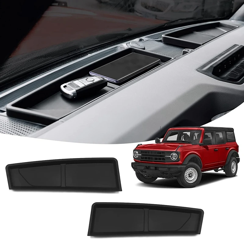 

Коврик для приборной панели, чехол для 2021 2022 Ford Bronco 2/4, аксессуары для дверей, коврик для приборной панели, защитный коврик из ТПЭ для приборной панели