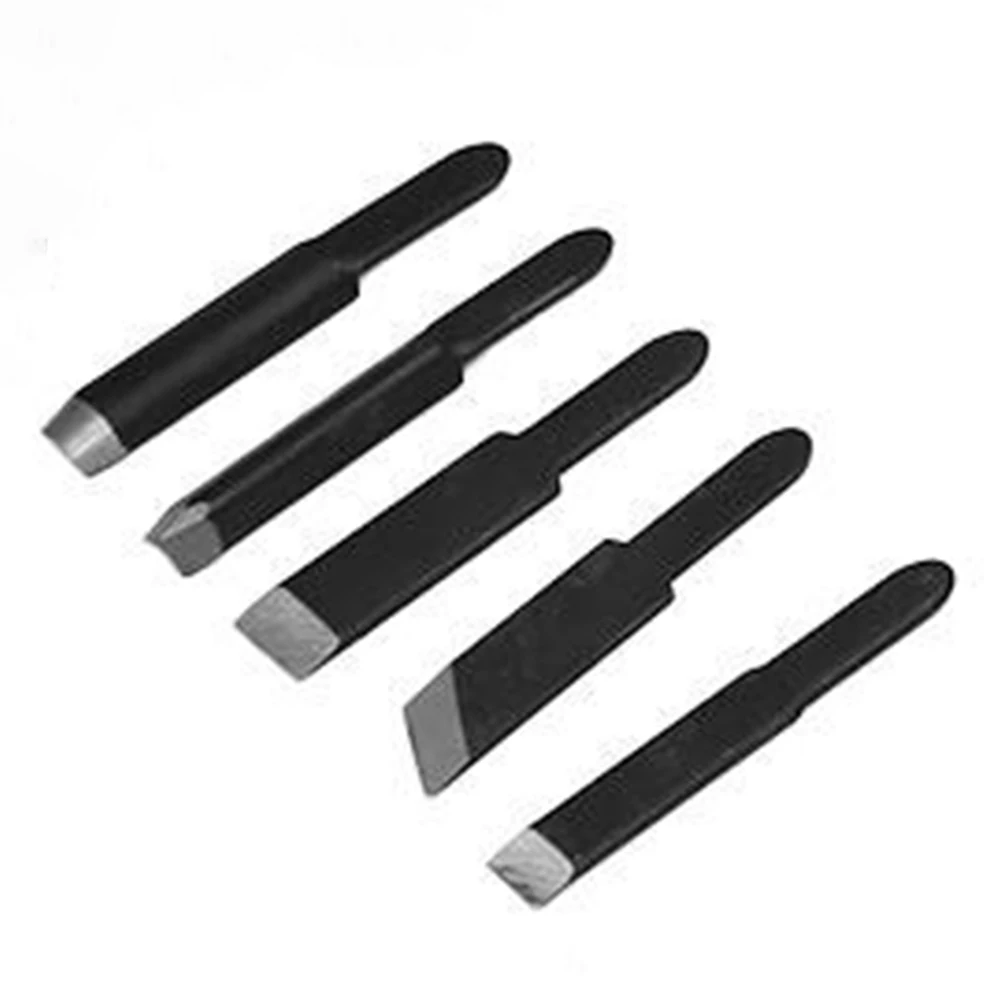 Electric Woodworking Chisel 5pcs/set 6-8mm Blades Kit