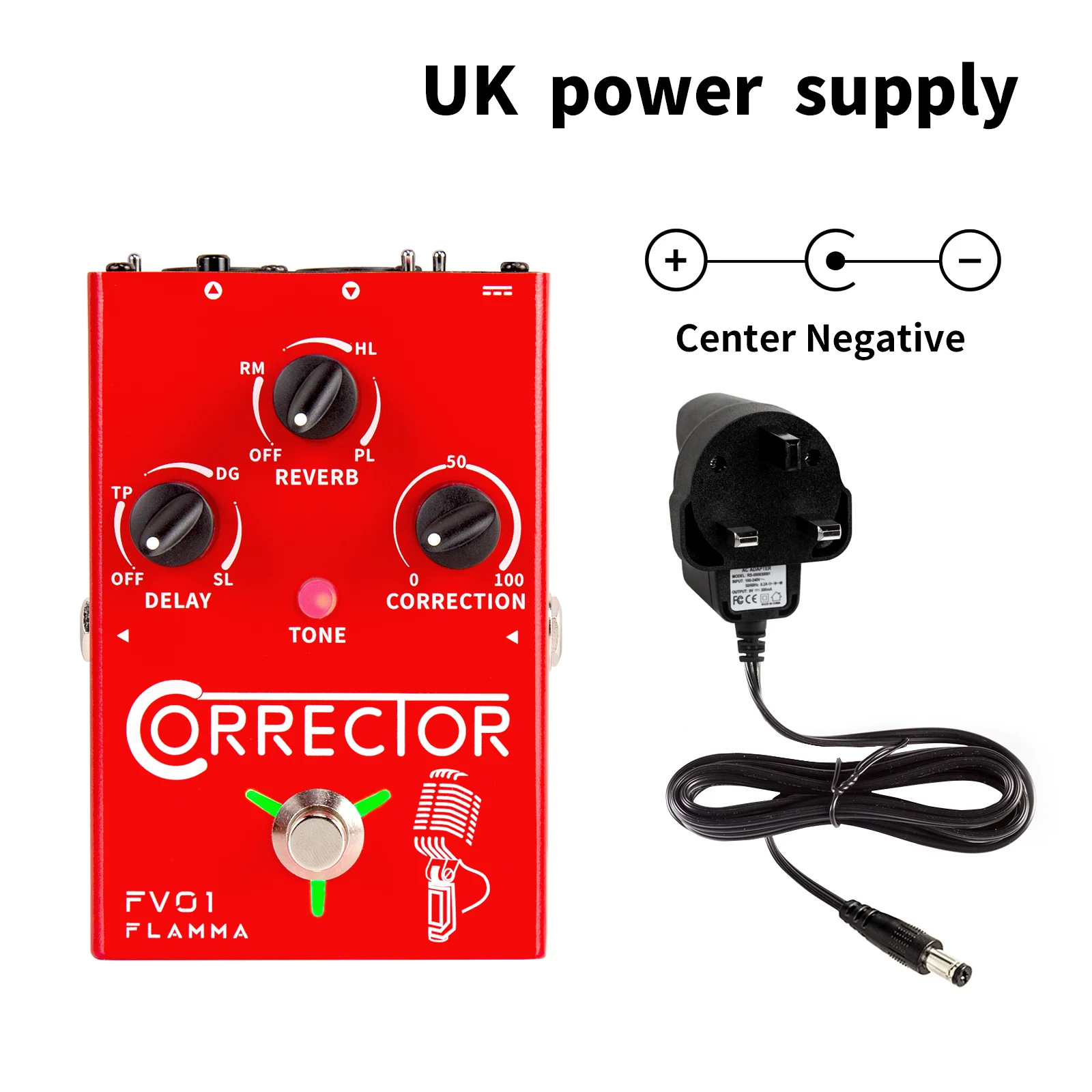 FLAMMA FV01 【動作確認済み】 ボーカルエフェクター FLAMMA FV01 Vocal Effects Processor Pitch Correction with